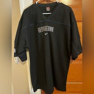 Nike men’s medium Georgetown NCAA black tshirt jersey
